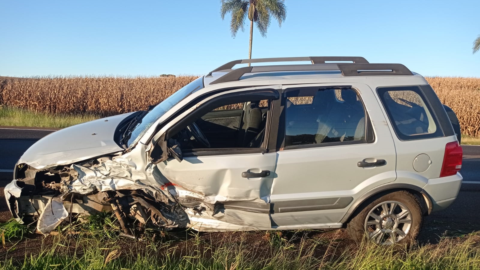 Grave Acidente Na Br Envolvendo Dois Ve Culos Em Catanduvas Deixa