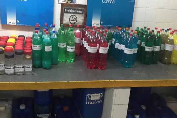 Depen produz 60 mil litros de produtos de limpeza por mês