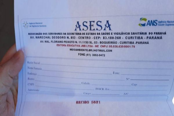 Fake news: Vigilância Sanitária não está pedindo colaboração em dinheiro