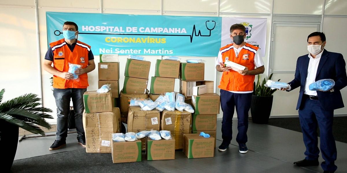 Secretaria de Saúde de Cascavel recebe doações de luvas e máscaras