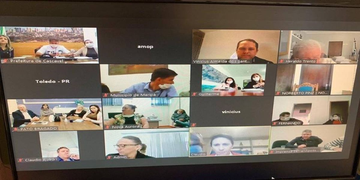 Amop: Videoconferência discute estratégias para retorno de aulas na rede pública