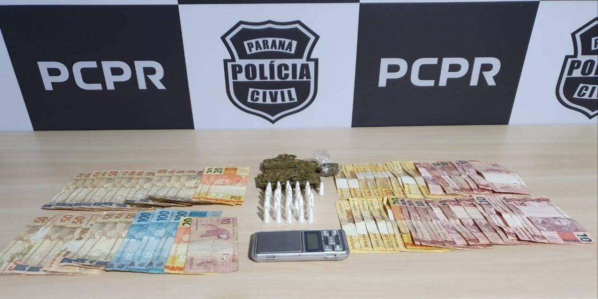 Denarc apreende drogas, balança de precisão e dinheiro no Bairro Claudete