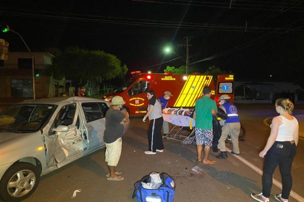Três pessoas ficam feridas em acidente de trânsito no Bairro Coqueiral