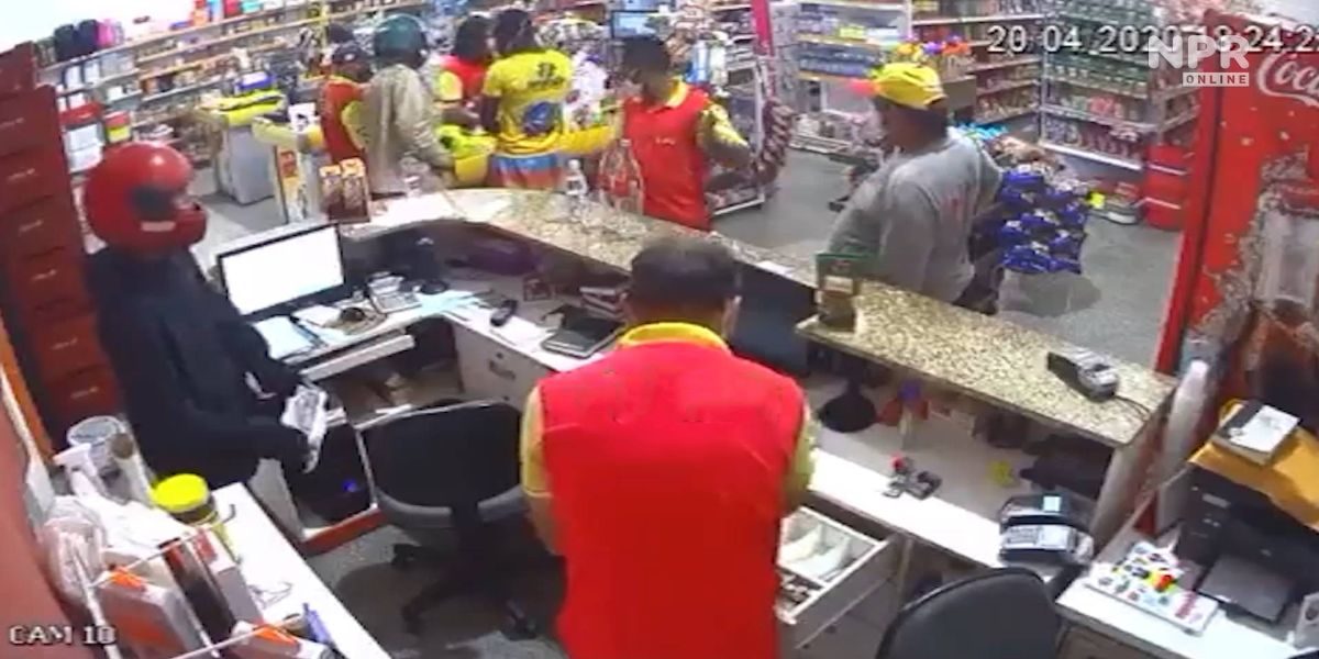Mercado é alvo de assaltantes no Bairro Santa Cruz