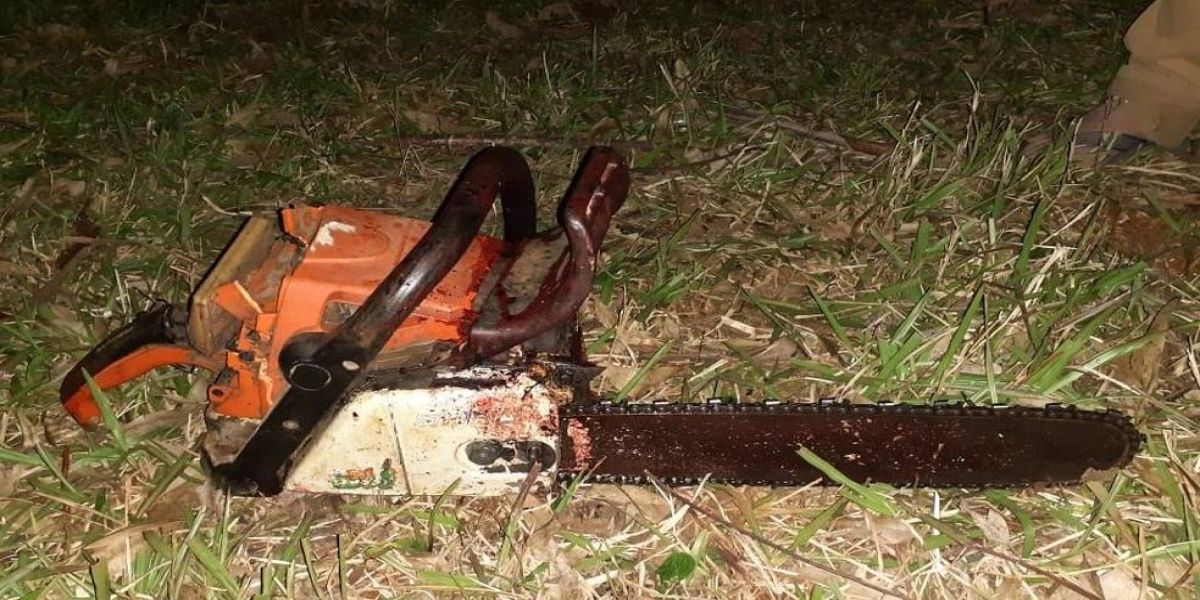 Homem morre após acidente com motosserra em Diamante do Sul