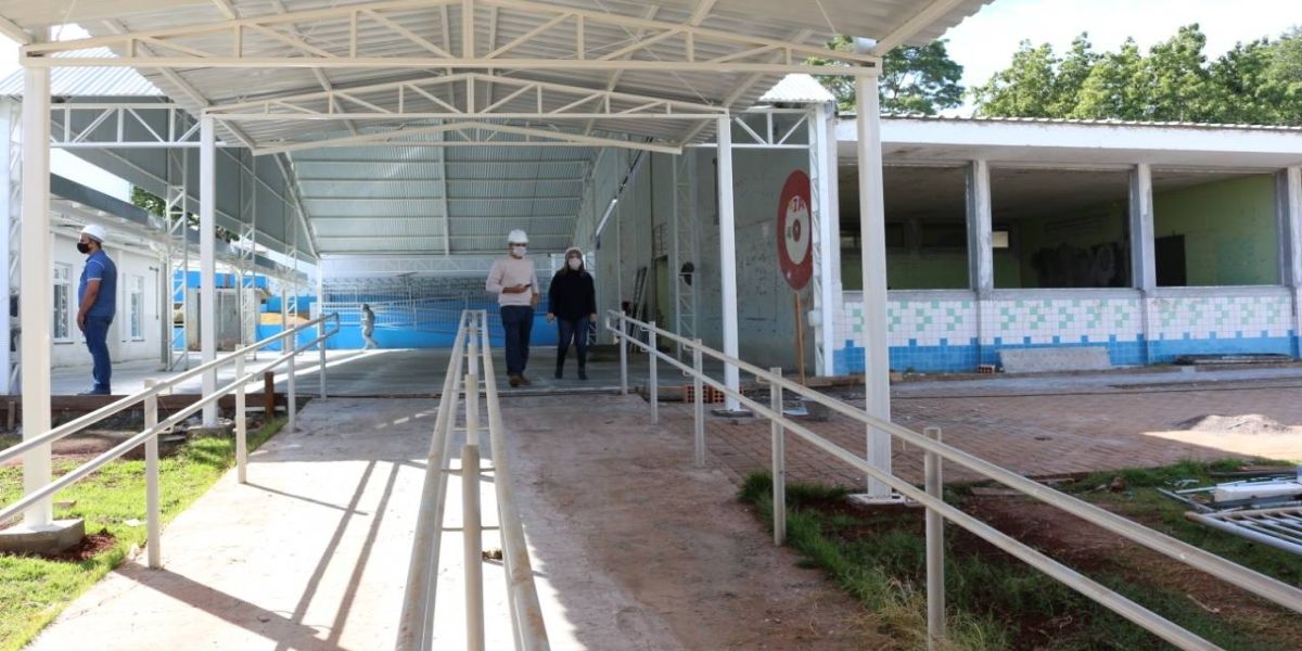 Escola Municipal Aníbal Lopes: reforma promove a acessibilidade ao ambiente escolar