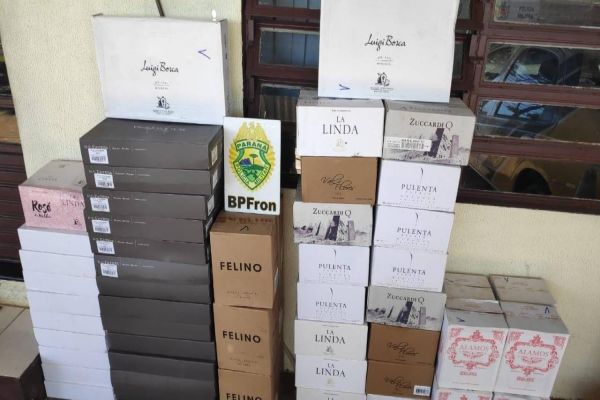 BPFRON apreende mais um veículo carregado com bebidas durante Operação Hórus em Barracão