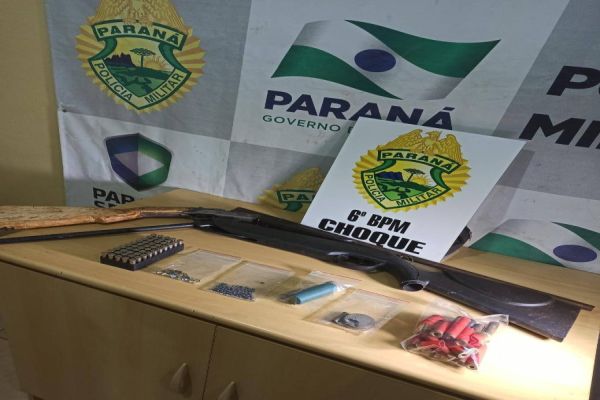 Choque apreende armas e munições na Linha Sapucaí
