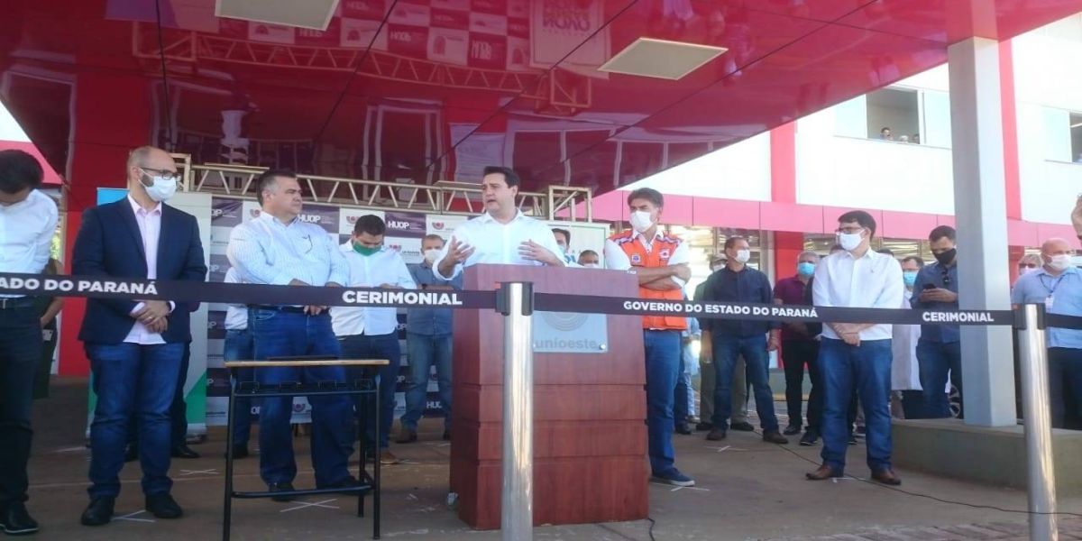 Governador anuncia investimentos para enfrentamento da Covid-19 no Huop