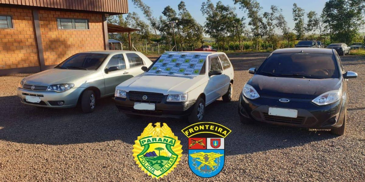 BPFRON encaminha  veículos durante Operação Hórus em Marechal Cândido Rondon