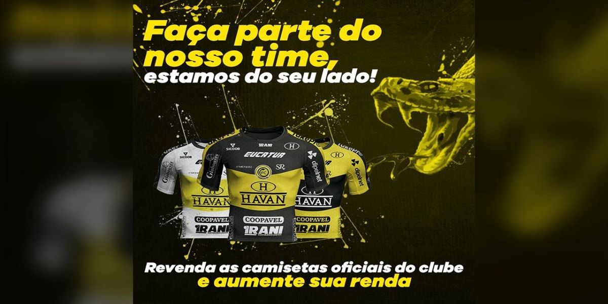 FC Cascavel lança a campanha "Faça parte do Nosso Time"