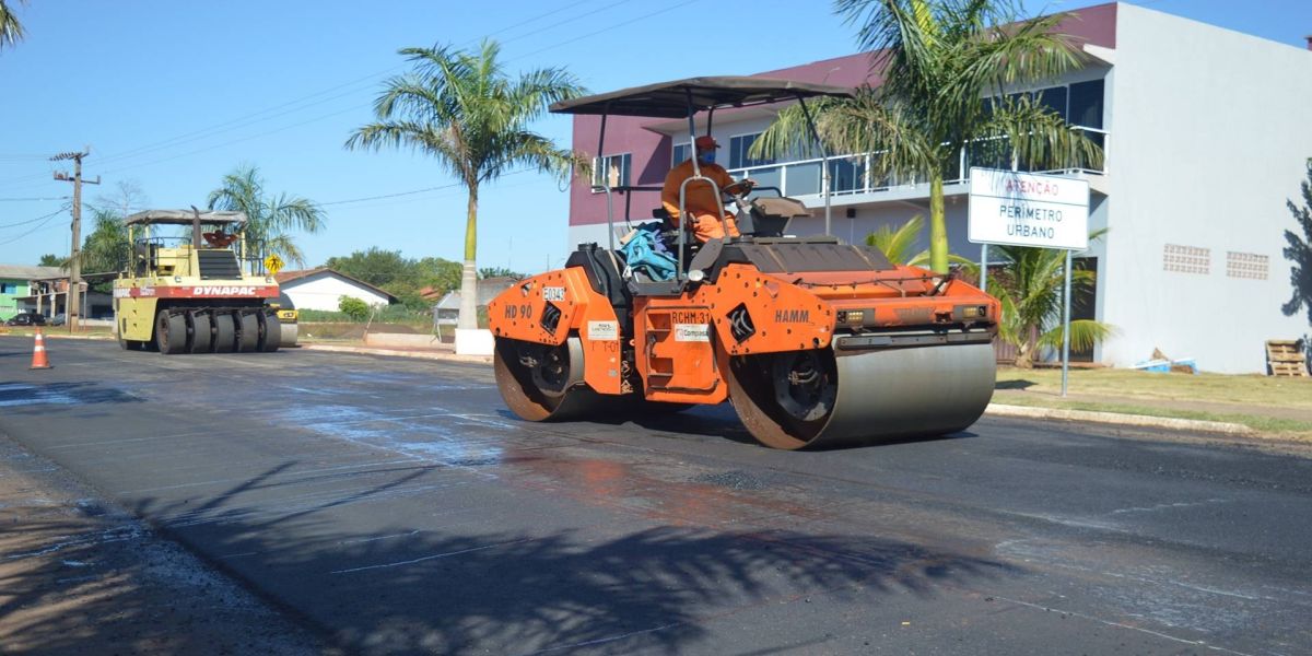 Entre Rios do Oeste recebe revitalização da pavimentação asfáltica na PR-495