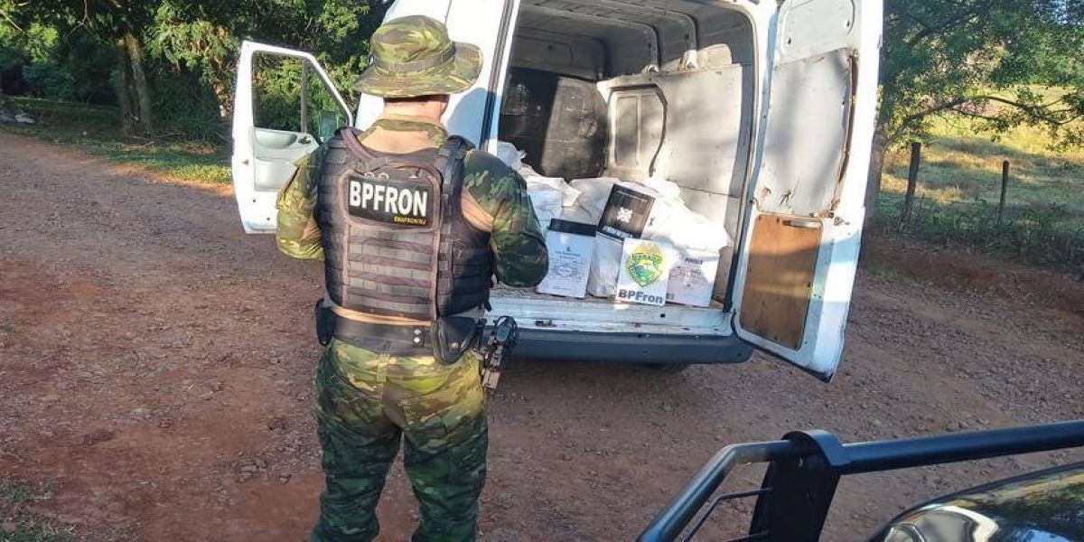 Carga de 100 mil reais em bebidas contrabandeadas é apreendida pelo BPFRON