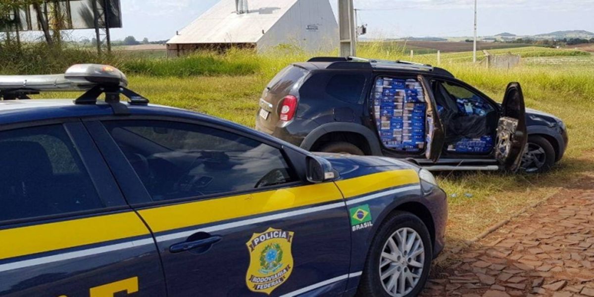 PRF e Polícia Civil recuperam no sudoeste do Paraná carro roubado na Grande Curitiba