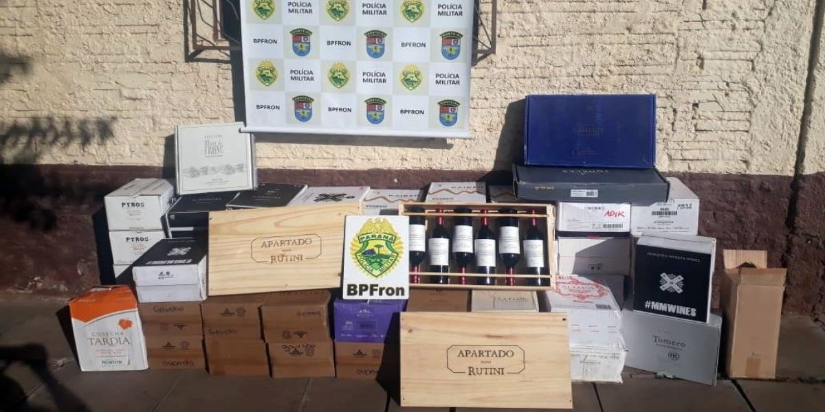 BPFRON apreende veículo carregado com bebidas durante Operação Hórus em Barracão