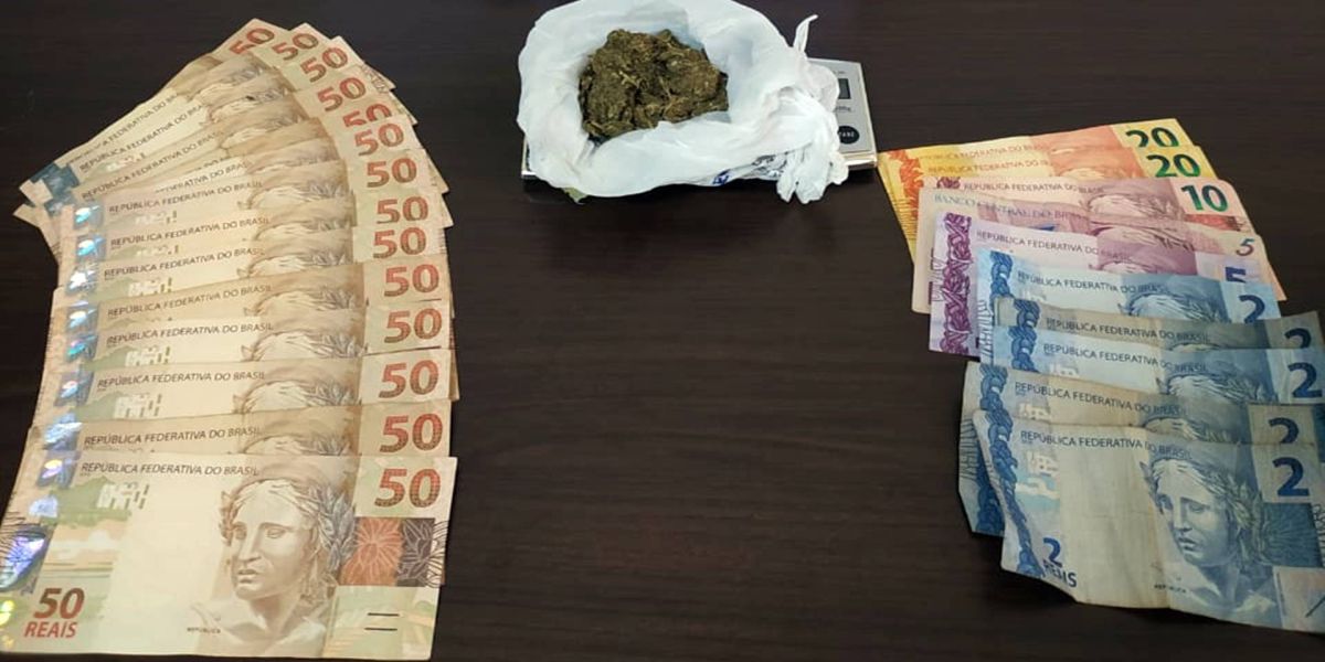 PM prende dois homens com mais de 300 gramas de drogas no Sudoeste do estado