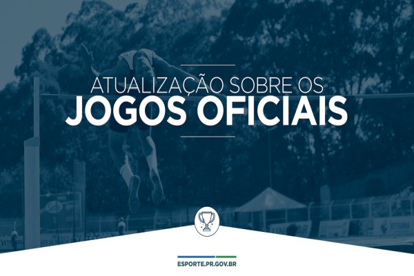 Atualização sobre os Jogos Oficiais do Estado em 2020