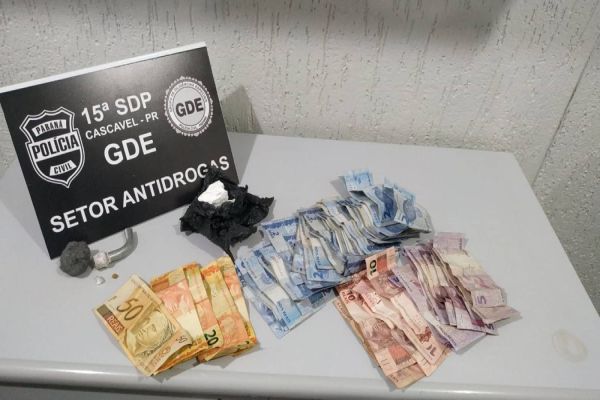GDE: apreende drogas e dinheiro no Bairro Cancelli