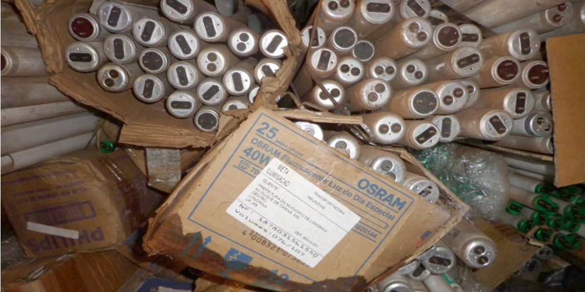 Lâmpadas fluorescentes usadas serão recolhidas em todo Paraná