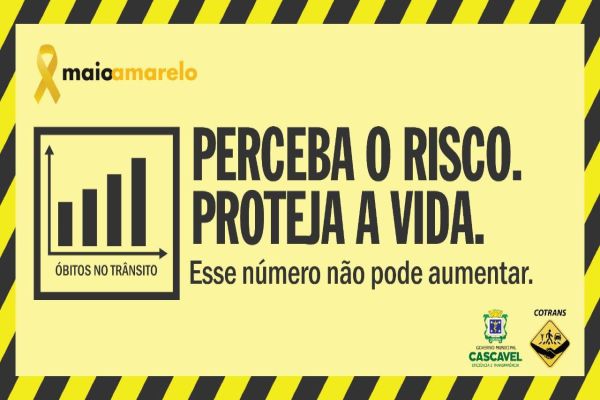 Maio Amarelo: Mais de 50% dos acidentes atendidos pelo Siate envolvem motociclistas em Cascavel