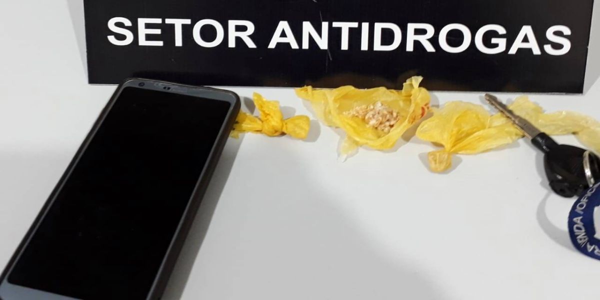 GDE apreende homem por tráfico de drogas no Bairro Cancelli