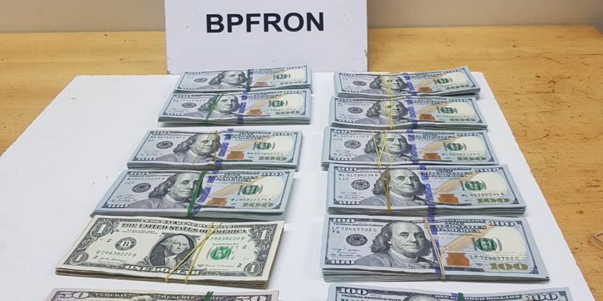 BPFron apreende homens em S10 com mais de 53 mil dólares