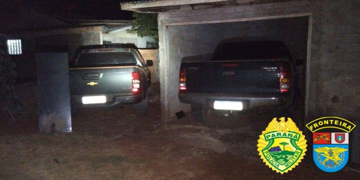 BPFRON apreende veículos equipados com rádios comunicadores em Terra Roxa-PR