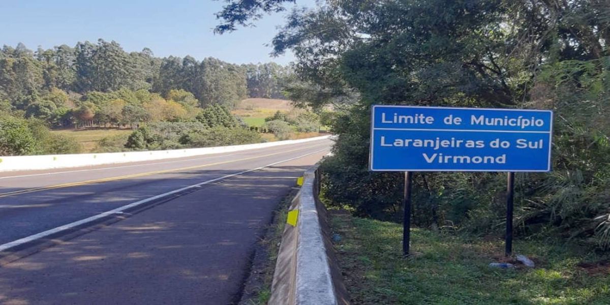 Lei estadual corrige divisa entre Virmond e Laranjeiras do Sul