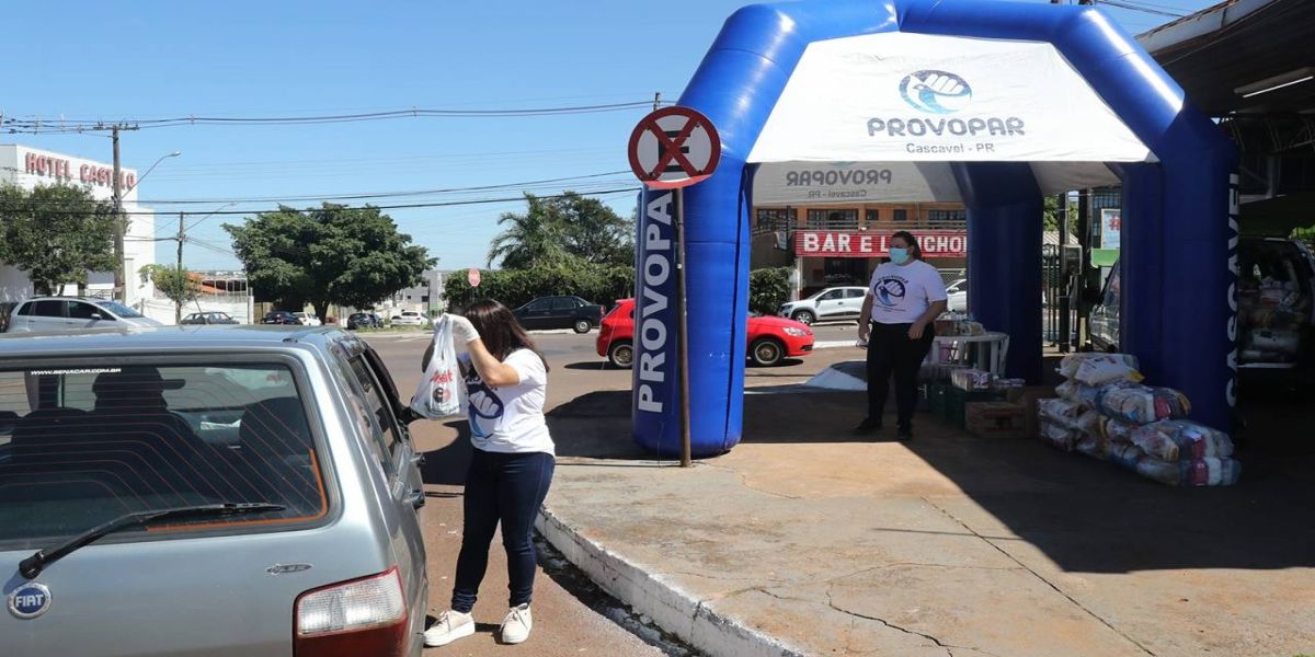 Drive-Thru Solidário: Entidades vão se revezar em Ponto de Arrecadação aos sábados