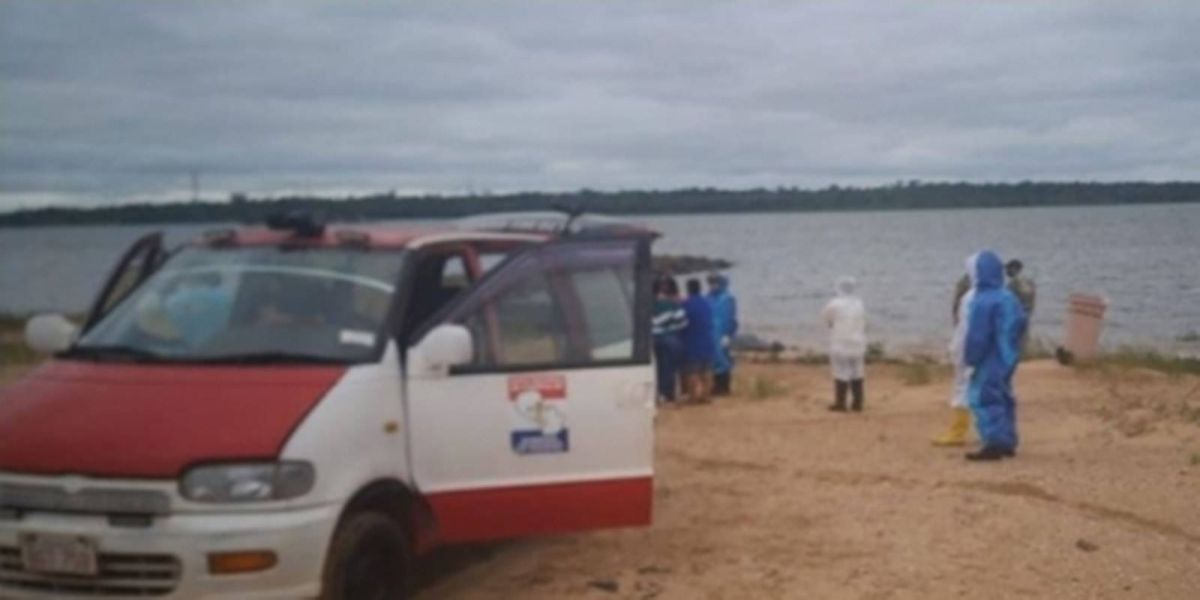 Corpo é localizado no Lago de Itaipu em Salto del Guairá