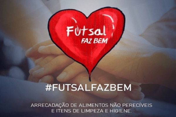 Futsal: times da LNF fazem campanha de arrecadação