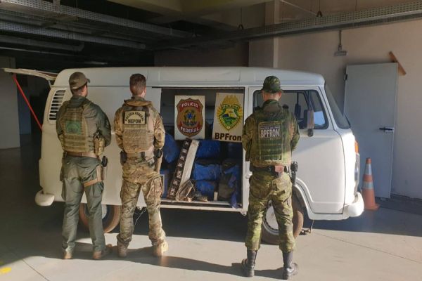 Guaíra-PR - OPERAÇÃO HÓRUS - Ações integradas resultam na apreensão de 1 tonelada de maconha