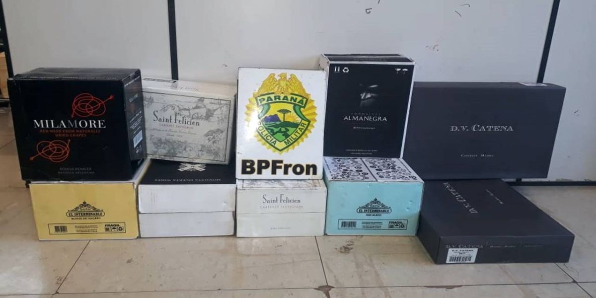 BPFRON apreende veículo com bebidas durante Operação Hórus em Barracão