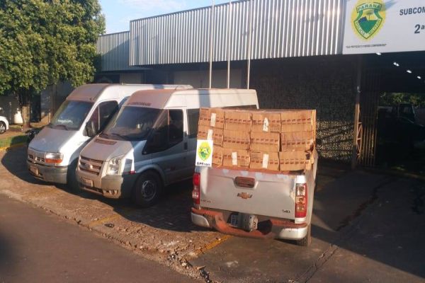 Operação Hórus/BPFron apreende três veículos e deixam prejuízo ao crime de mais de 600 mil reais