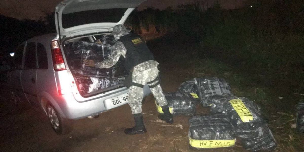 Polícia Federal e Força Nacional apreende produtos eletrônicos e anabolizantes oriundos do Paraguai