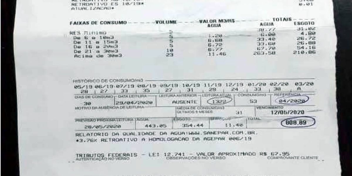 Comissão de Defesa do Consumidor faz nova denúncia ao MP sobre abusos em contas da Sanepar