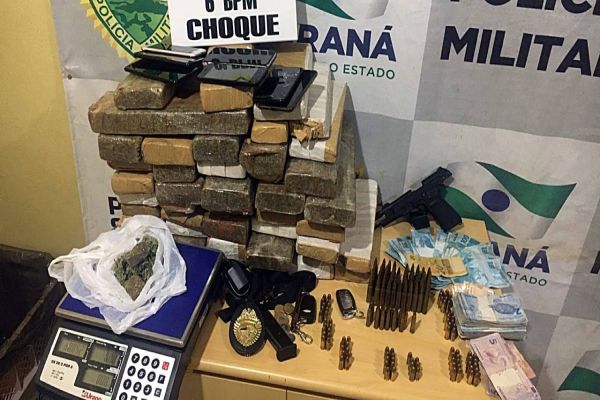 Polícia Militar desmantela quadrilha envolvida com tráfico de drogas em Cascavel