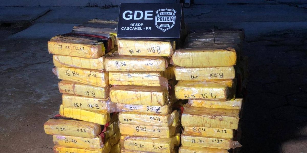 Polícia Civil apreende veículos com mais de 300 kg de maconha em Cascavel