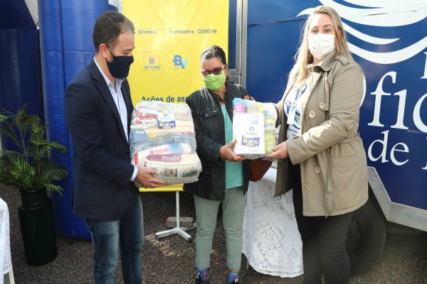 Provopar recebe doação de 1.000 cestas básicas da Fundação Banco do Brasil