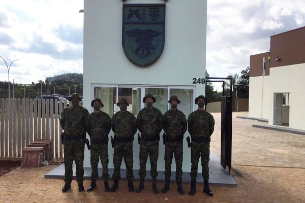 Imagem referente a notícia: BPFRON inaugura nova sede da 3ª Companhia em Santo Antônio do Sudoeste