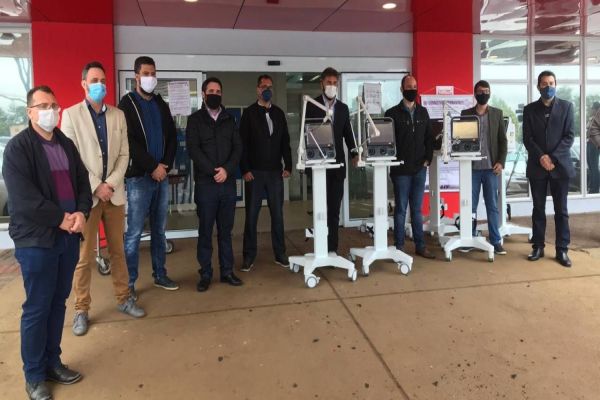 Huop recebe monitores e respiradores exclusivos para atendimento de vítimas da Covid-19