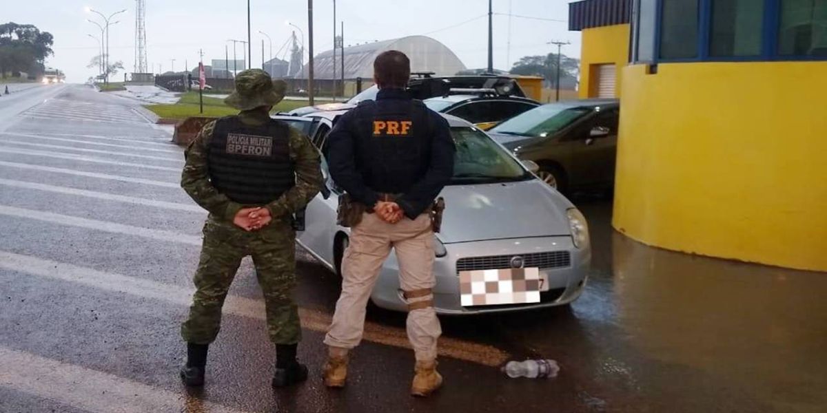 Ação Integrada do BPFRON e PRF resulta na apreensão de meio Kg de cocaína em Cascavel