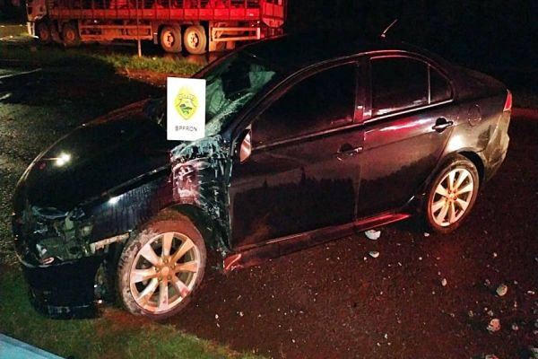 BPFron recupera veiculo furtado após acompanhamento tático na PR-182