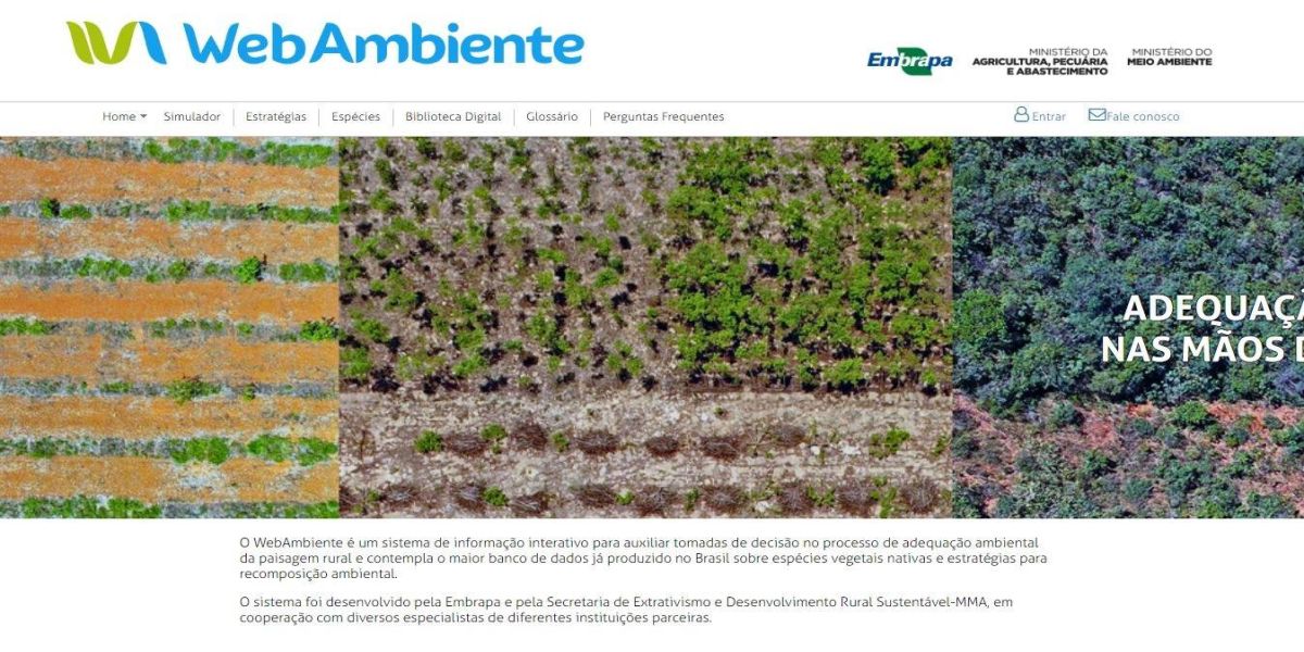 Plataforma online auxilia na adequação ambiental das propriedades rurais