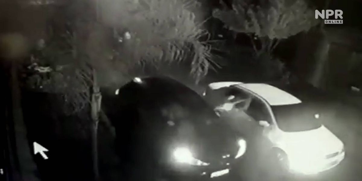 Câmera de segurança registra execução no Loteamento Florença, em Cascavel