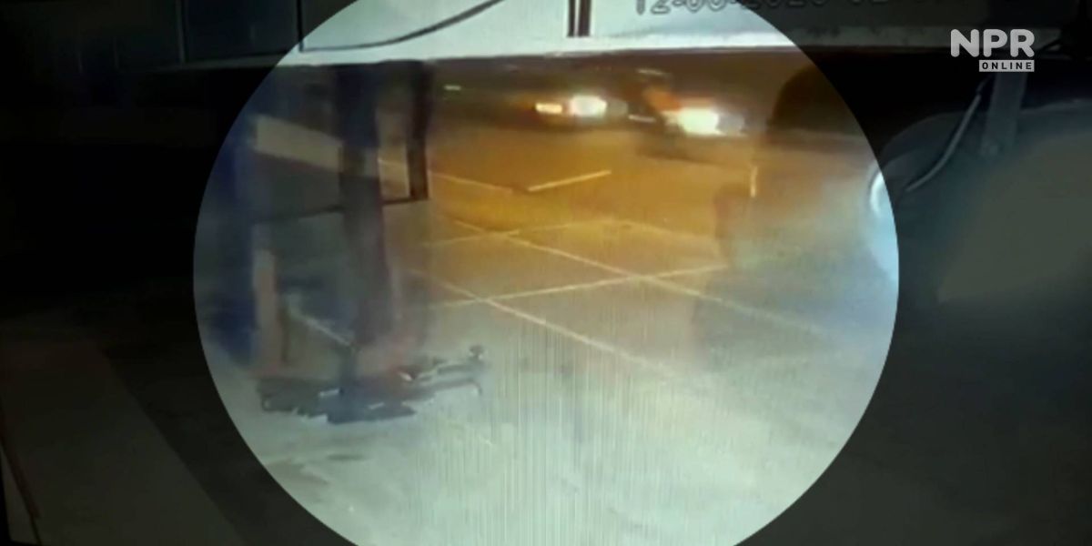 Câmera de segurança registra Kadett perseguindo Amanda Prado, momento antes da morte
