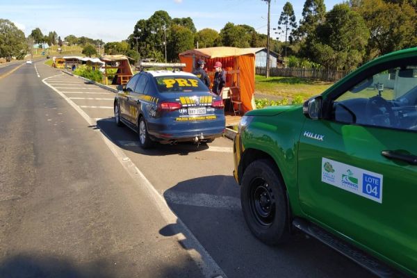 PRF e Caminhos do Paraná realizaram ação de enfrentamento à exploração do trabalho infantil