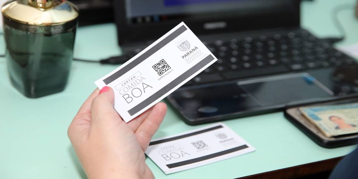 Governo do Paraná faz novo carregamento de valores no Cartão Comida Boa