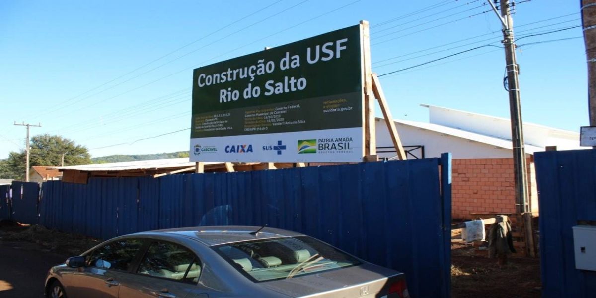 USF Rio do Salto está com 62% da obra concluída