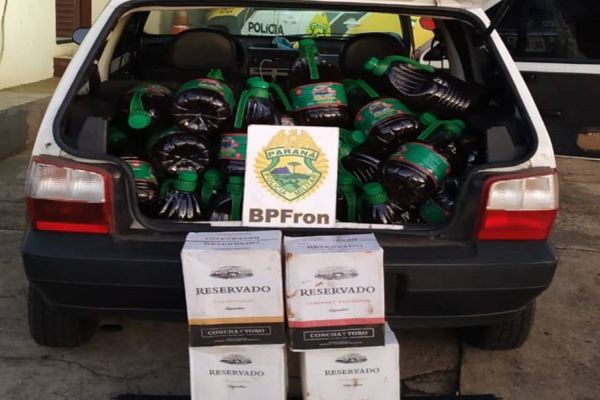 BPFRON realiza a apreensão de produtos oriundos da Argentina